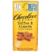 Chocolove Milk Choc Toffee & Almond Bar (12x3.2 Oz)